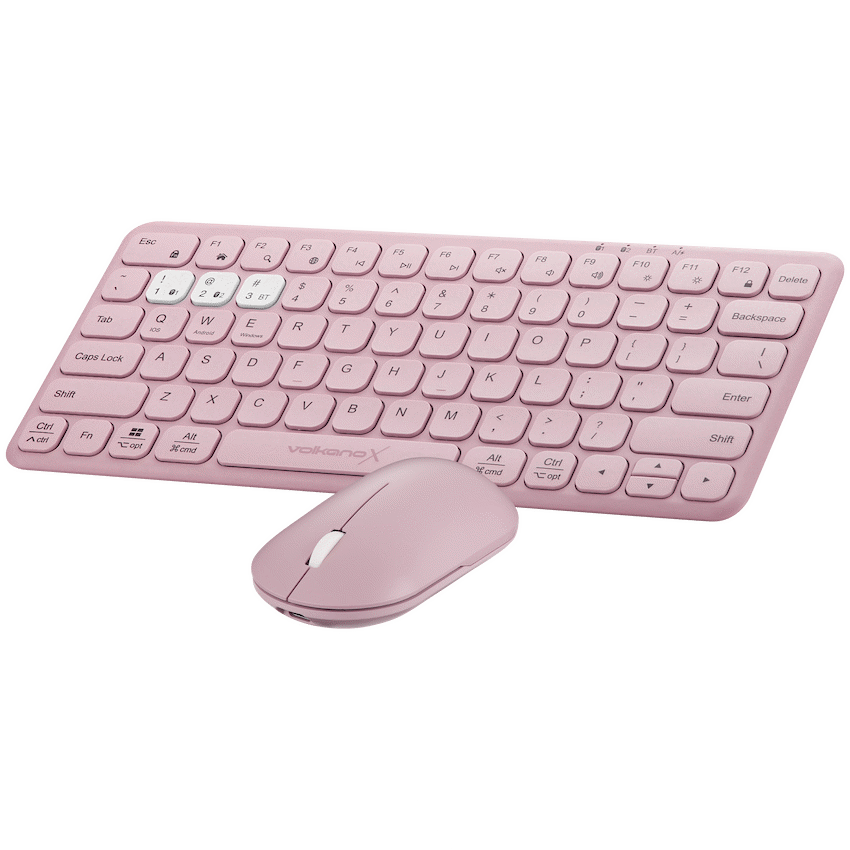 VolkanoX Blaze Bluetooth Wireless Keyboard and Mouse Combo - Rose - Image 15