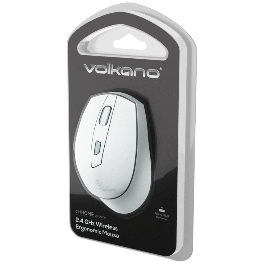 Volkano Chrome Series Wireless Mouse - Gray - Image 14