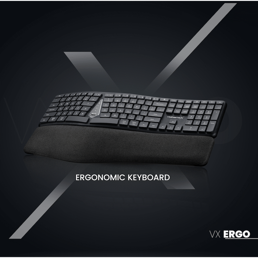 VolkanoX Ergo Bluetooth Wireless Keyboard - Image 2