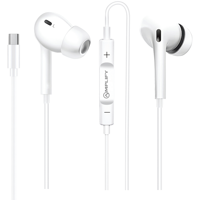 Amplify Soundlink Type-C Earphone - White - Image 2