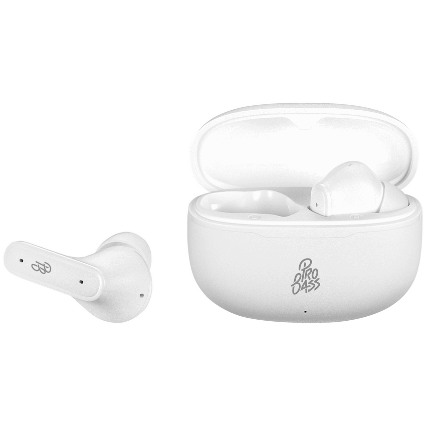 Pro Bass SubSonic TWS Earphone - White - Image 2