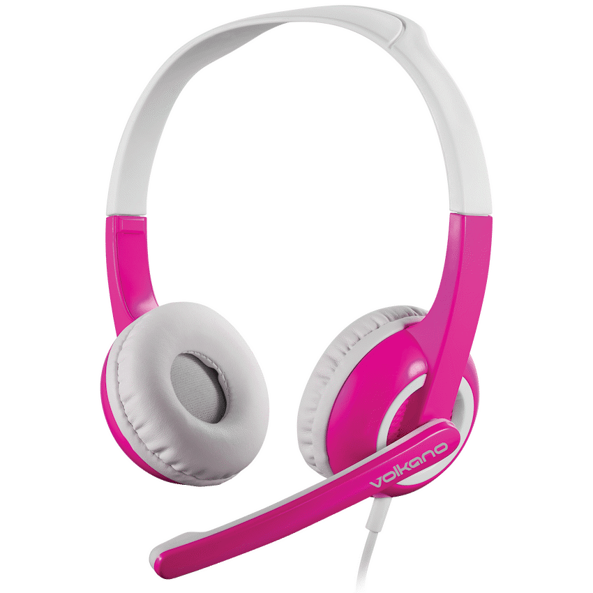 Volkano Kids Chat Junior Series Headset with Mic - Pink - Image 2