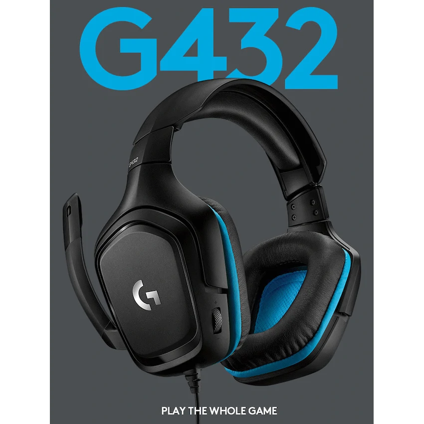 Logitech(R) G432 7.1 Surround Sound Wired Gaming Headset - Image 2