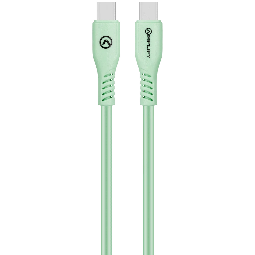 Amplify CoreCharge 1.2m USB-C to USB-C Cable - Teal - Image 2