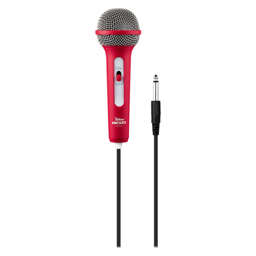 Disney Mickey Classic LED Stars Karaoke Machine with Microphone - Image 2