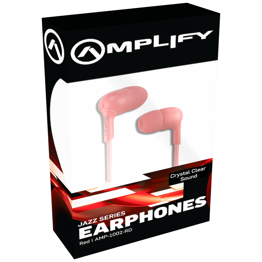 Amplify Jazz Series Earphones - Red - Image 2