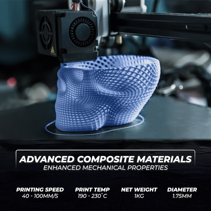 Creality CR-PLA Filament - Matte Navy Blue (1kg) - Image 2