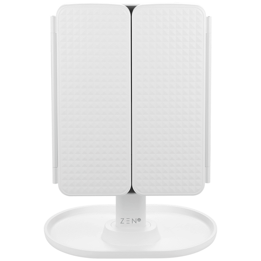 ZEN Selene Series Detachable Trifold Makeup Mirror - White - Image 2