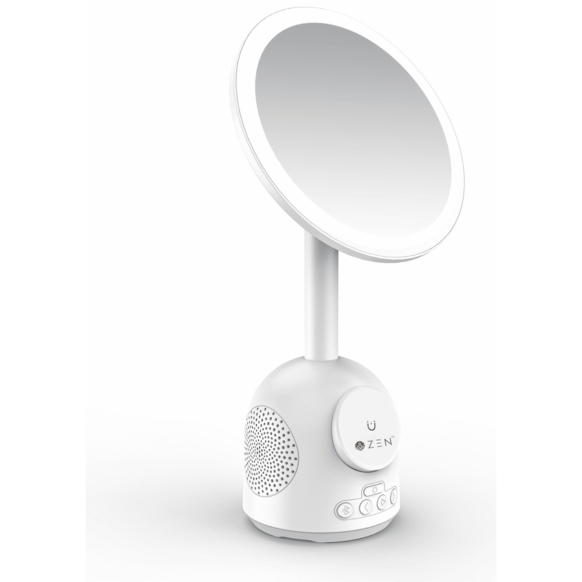 ZEN Unify Series Wireless Phone Charger with Bluetooth Speaker - White - Image 2