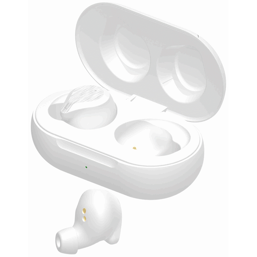 Volkano Scorpio Series True Wireless Earphones - White - Image 2