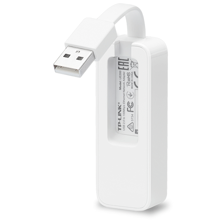 TP-Link UE200 USB 2.0 to 100Mbps Ethernet Network Adapter - Image 2