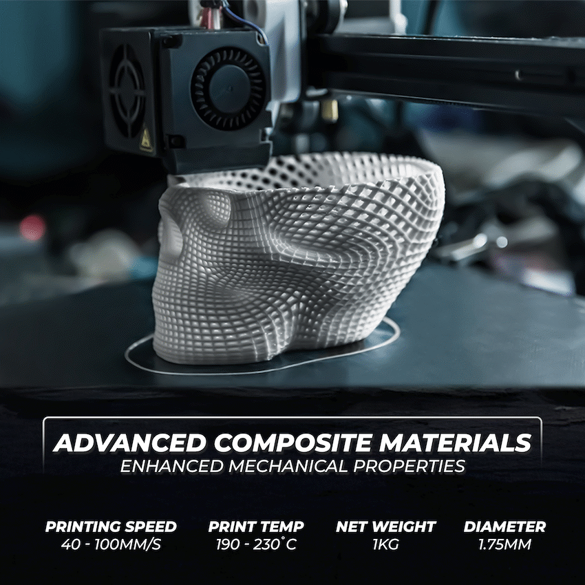 Creality CR-PLA Filament - Matte Grey 1kg - Image 2