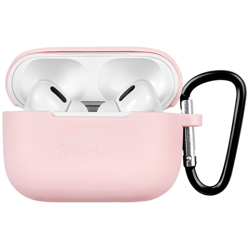 Amplify Note X Series TWS Earphones - White Case + Pink Cover - Image 2