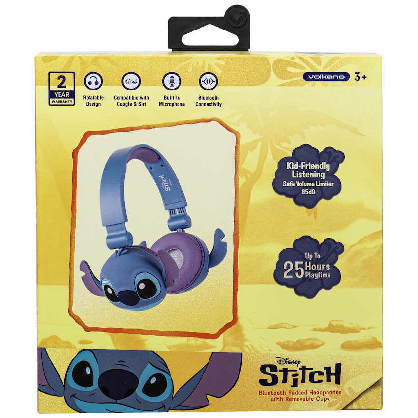 Stitch Bluetooth Padded Headphone with Removable Cups - Image 20