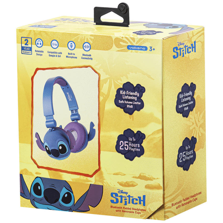 Stitch Bluetooth Padded Headphone with Removable Cups - Image 21