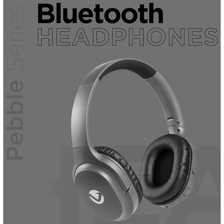 Volkano Pebble Series Bluetooth Headphones - Dark Grey - Image 19