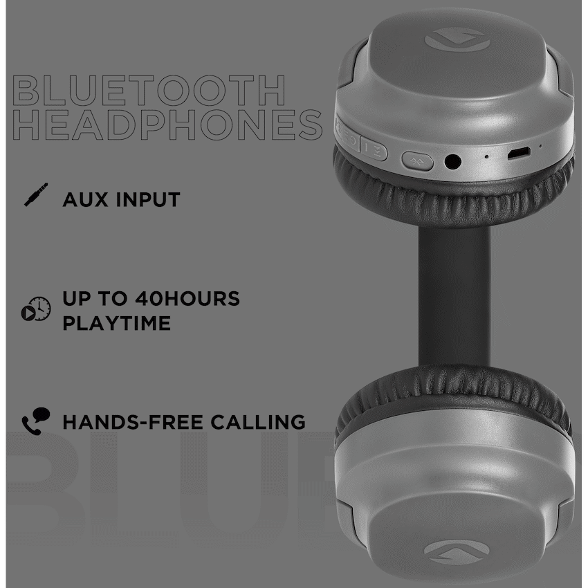 Volkano Pebble Series Bluetooth Headphones - Dark Grey - Image 20