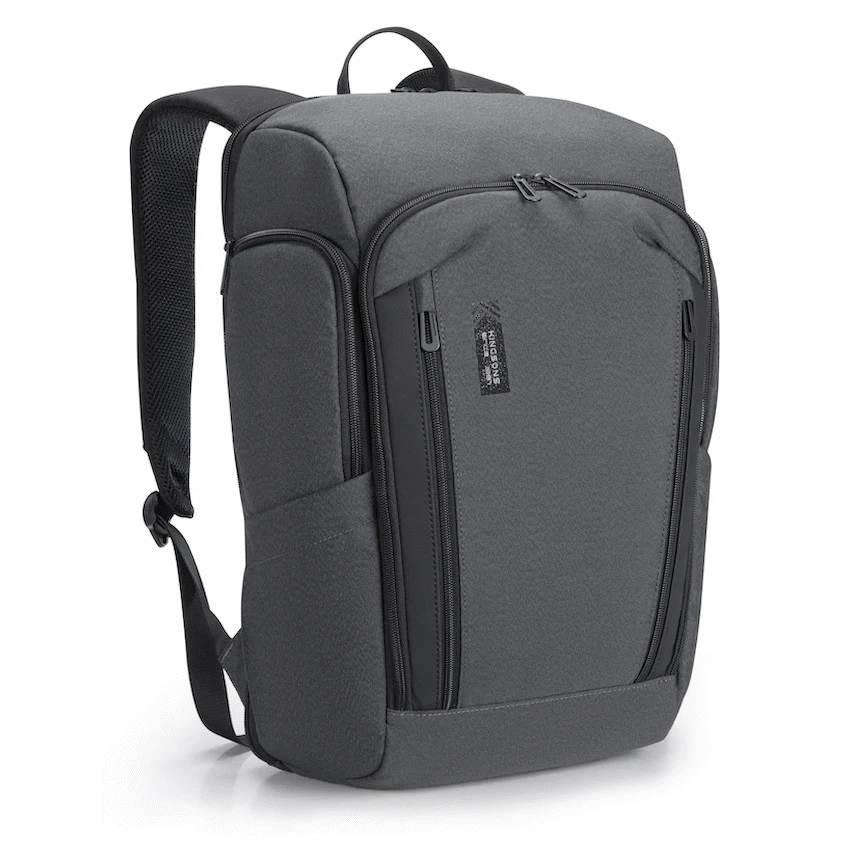 Kingsons Daily Commute 15.6" Laptop Backpack - Grey - Image 3
