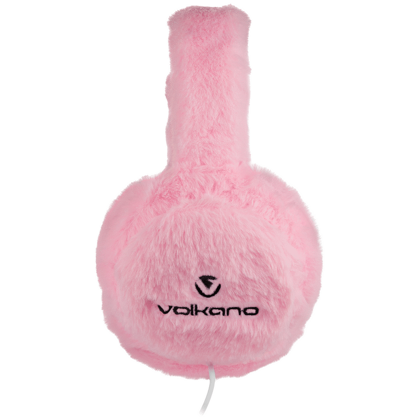 Volkano Kids Llama Series Wired Headphones with Case - Pink - Image 3