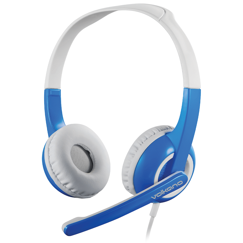 Volkano Kids Chat Junior series headset with mic - Blue - Image 3