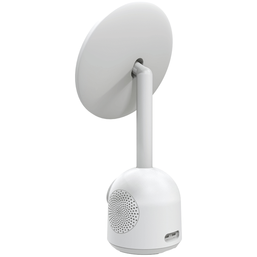 ZEN Unify Series Wireless Phone Charger with Bluetooth Speaker - White - Image 3