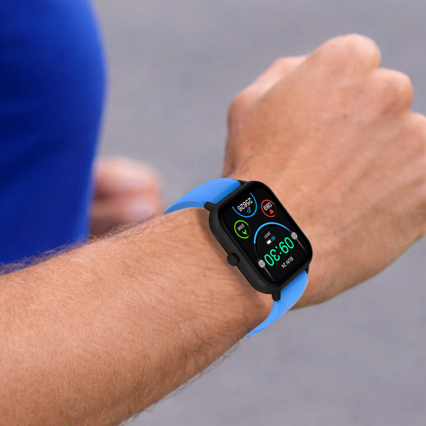 Volkano Chroma Series Smartwatch with Blue Strap - Image 4