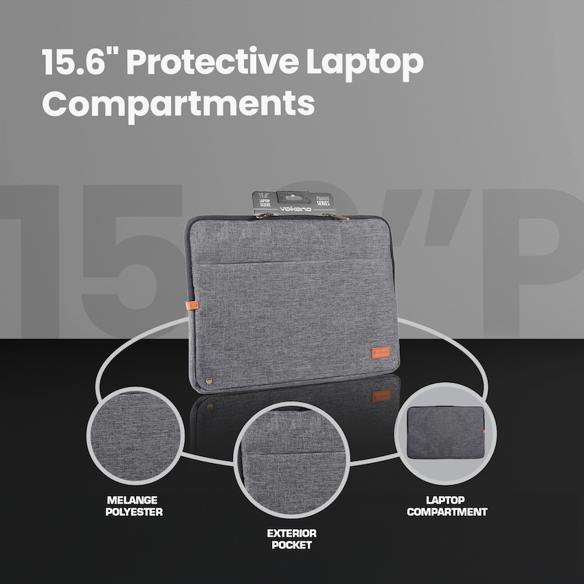 Volkano Premier Series Laptop Sleeve 15.6" - Image 6