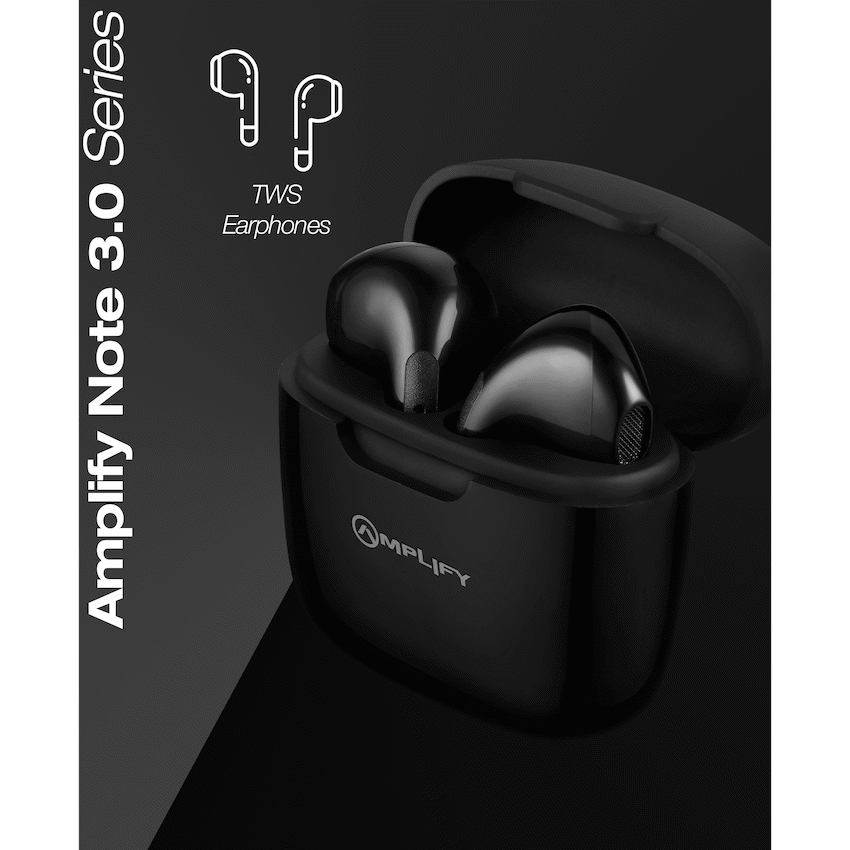Amplify Note 3.0 Series TWS Earphones - Black - Image 3