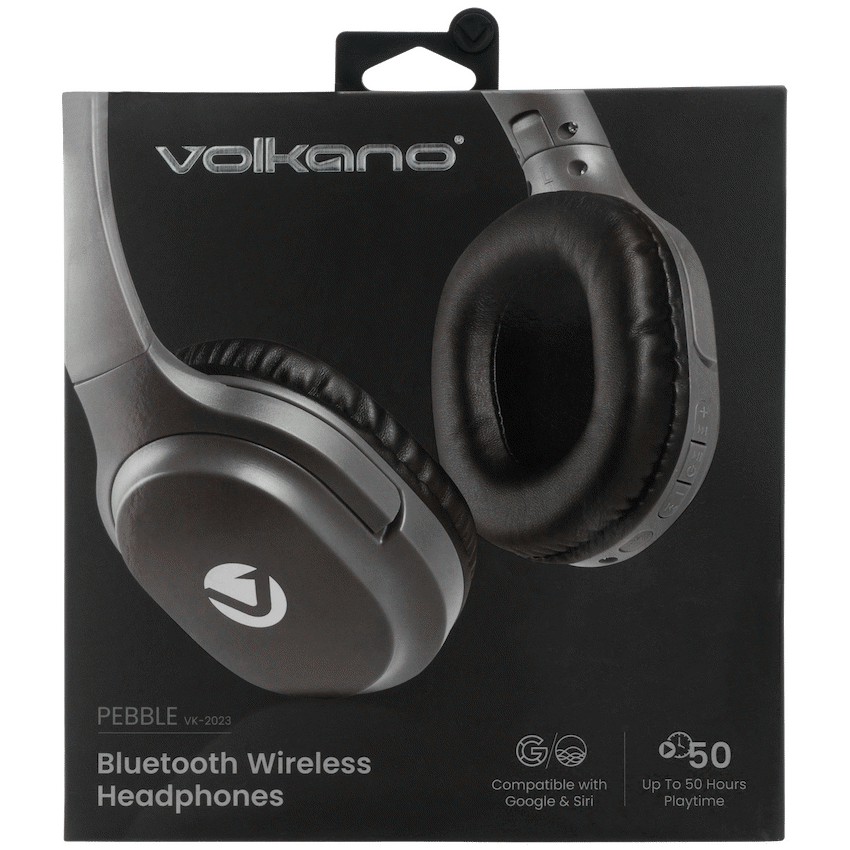Volkano Pebble Series Bluetooth Headphones - Dark Grey - Image 35