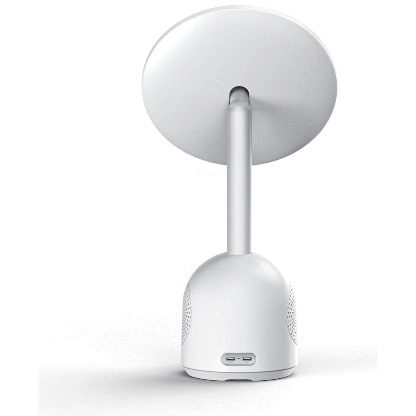 ZEN Unify Series Wireless Phone Charger with Bluetooth Speaker - White - Image 4