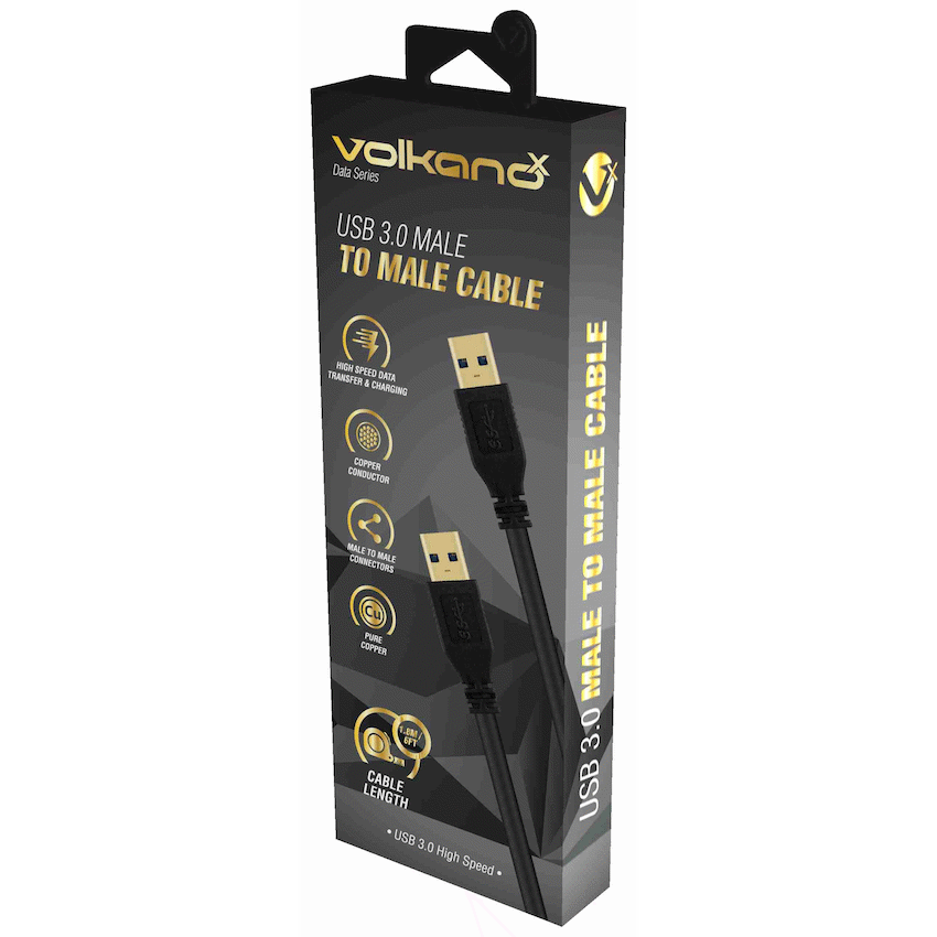 VolkanoX Data Series USB 3.0 A to A Cable 1.8m - Image 4