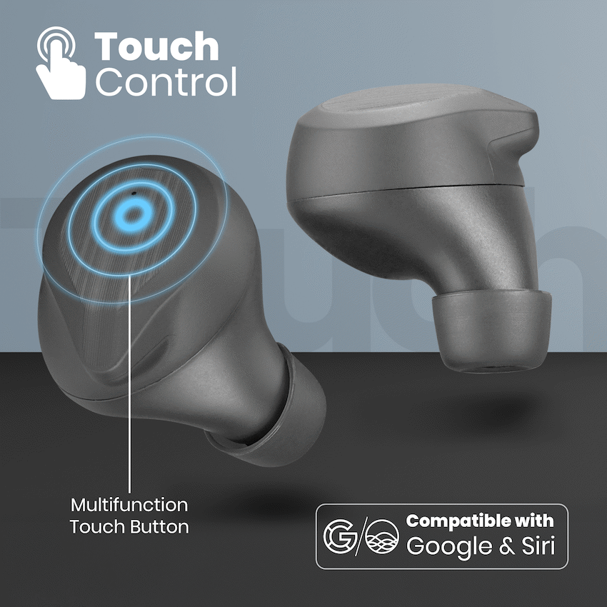 Volkano Scorpio Series True Wireless Earphones - Black - Image 4