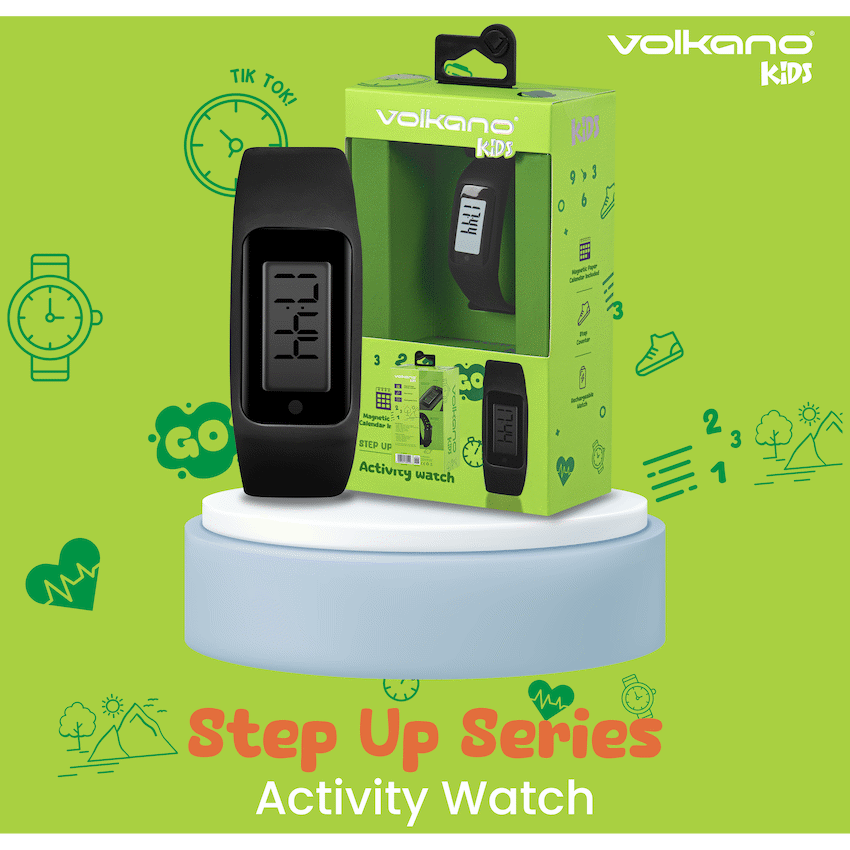 Volkano Step Up Series Activity Watch - Black - Image 4