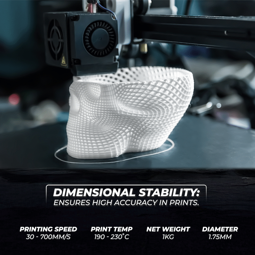 Creality Hyper PLA Filament RFID - White - Image 3