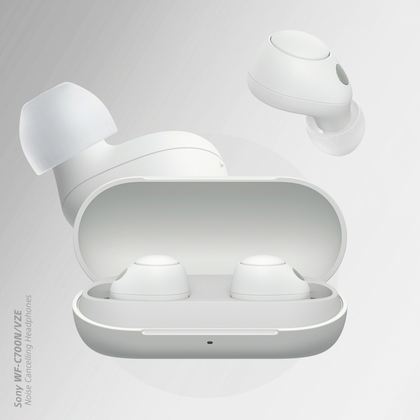 Sony WF-C700N (White) True Wireless Earbuds - Image 4