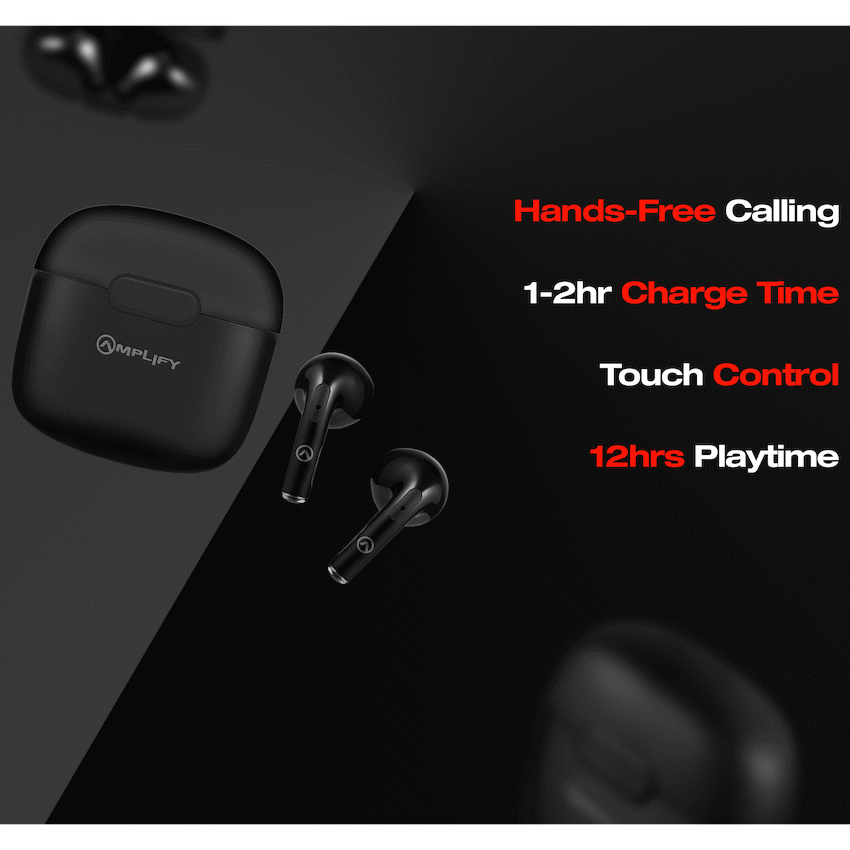 Amplify Note 3.0 Series TWS Earphones - Black - Image 4