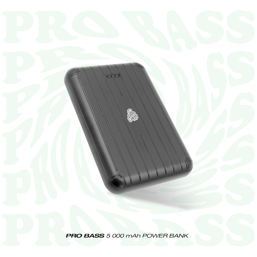 Pro Bass Engine 5000mah Series Power Bank - Black - Image 4