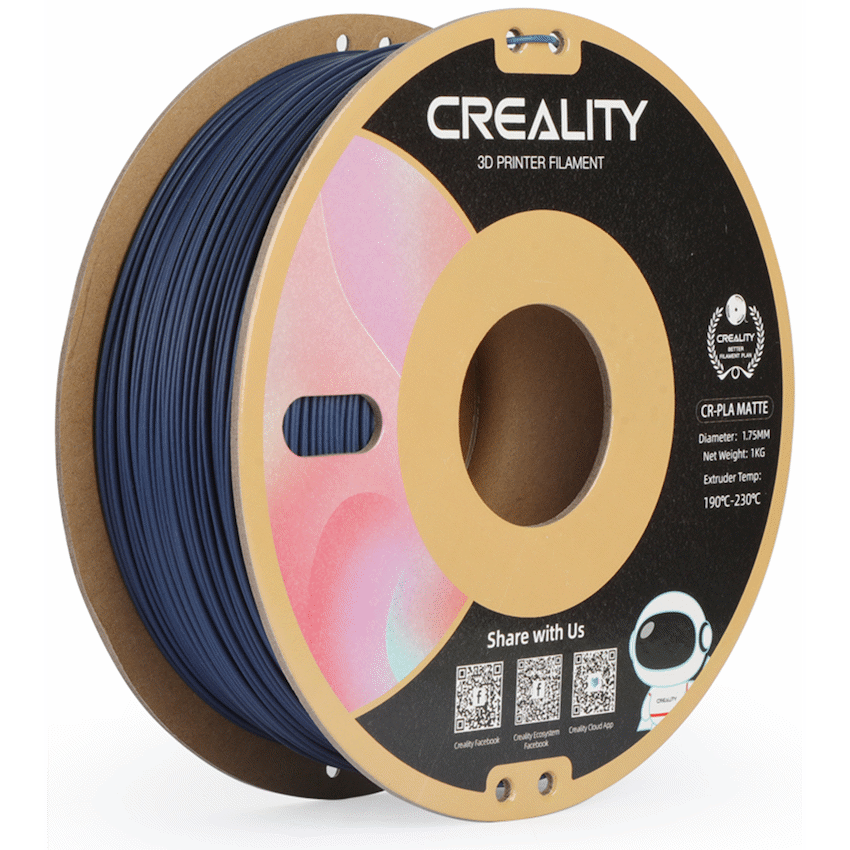 Creality CR-PLA Filament - Matte Navy Blue (1kg) - Image 5