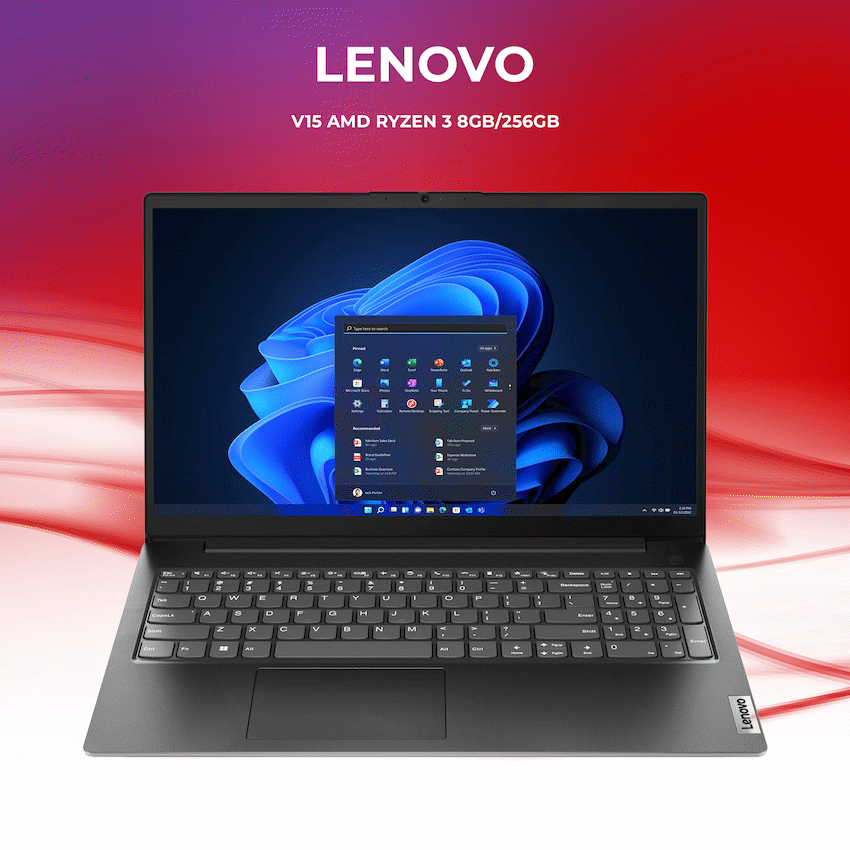 Lenovo Laptop V15 AMD Ryzen3 8/256 - Image 5