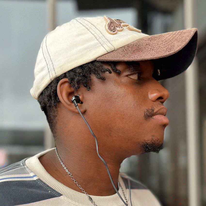 Amplify Vibe Series Earphones with Mic - Black and Grey - Image 5