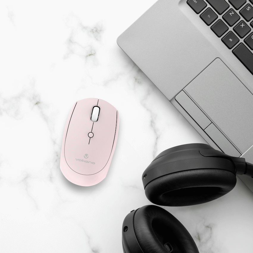 Volkano Talc Wireless Mouse - Pink - Image 5