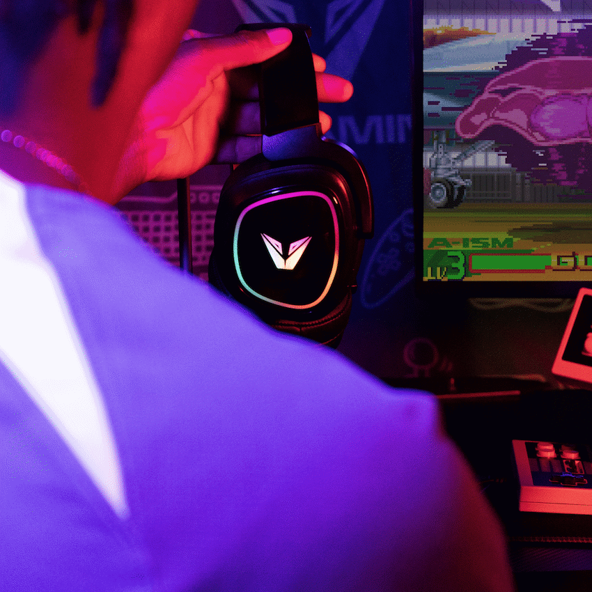 VX Gaming Stealth Series Wireless Gaming Headset - RGB - Image 9