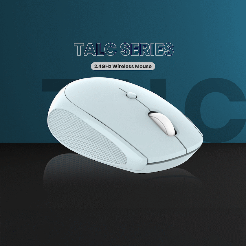Volkano Talc Wireless Mouse - Blue - Image 4