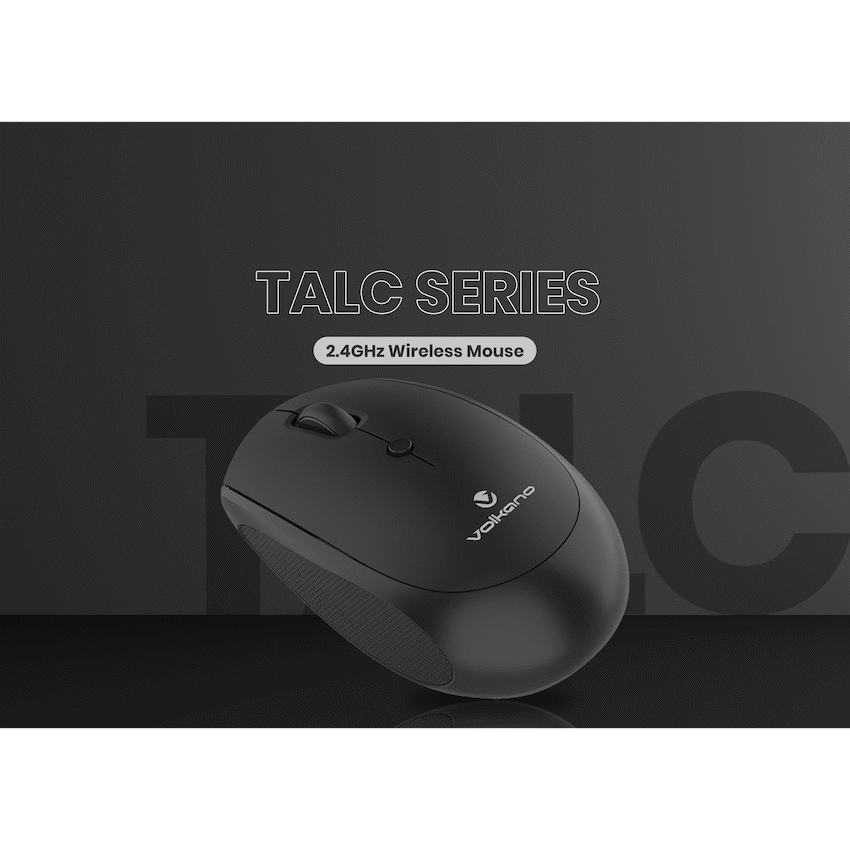 Volkano Talc Wireless Mouse - Black - Image 5
