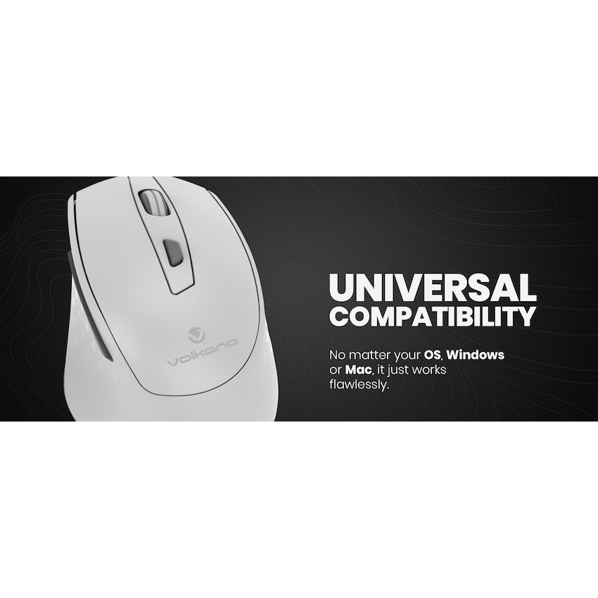 Volkano Chrome Series Wireless Mouse - Gray - Image 5