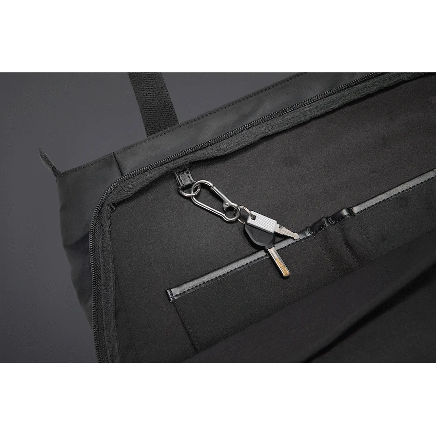 Kingsons Echo Ladies 15.6" Laptop Tote Bag Black - Image 6