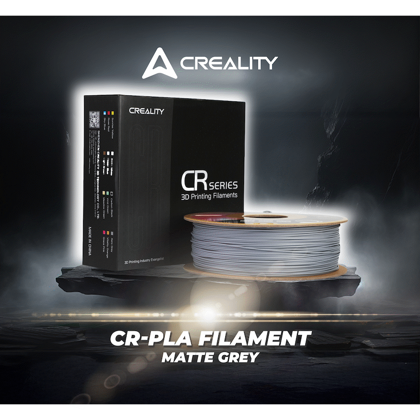 Creality CR-PLA Filament - Matte Grey 1kg - Image 6