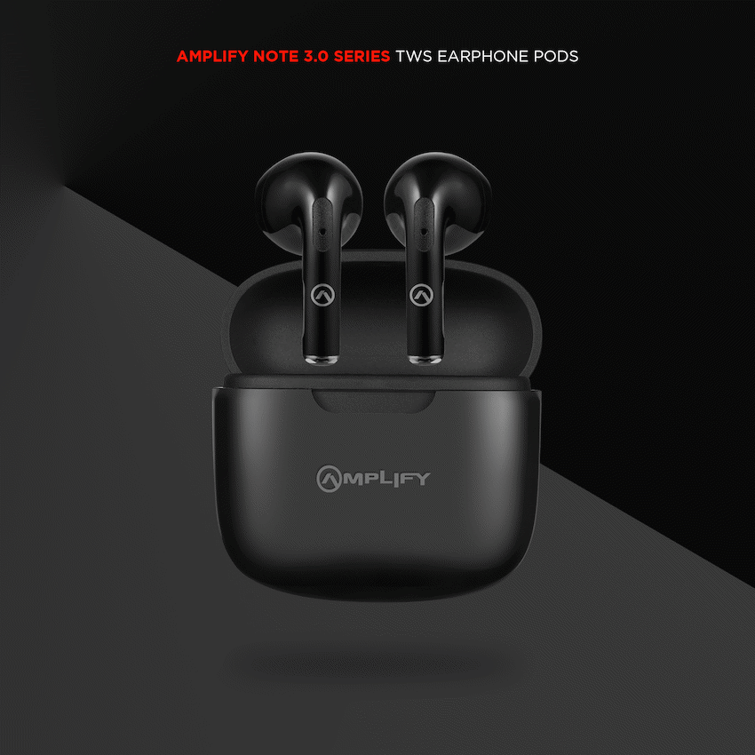Amplify Note 3.0 Series TWS Earphones - Black - Image 6