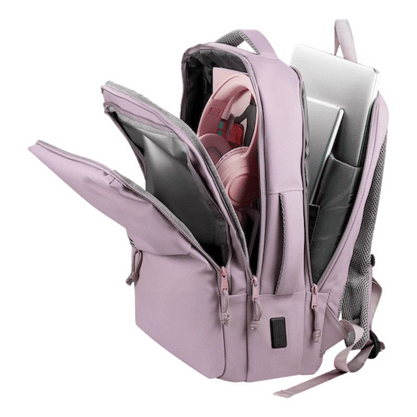 Volkano Under-Seat Traveller Backpack Pastel Pink - Image 4
