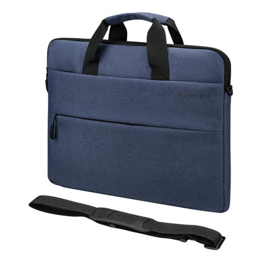 Amplify Cuba 15.6" Laptop Shoulder Bag Navy - Image 6
